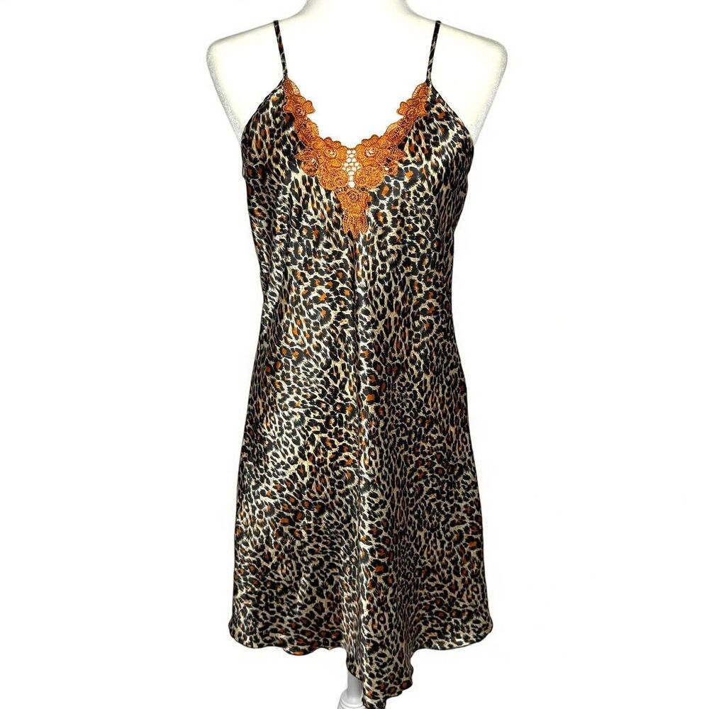 NINE's Leopard Lace Slip Dress